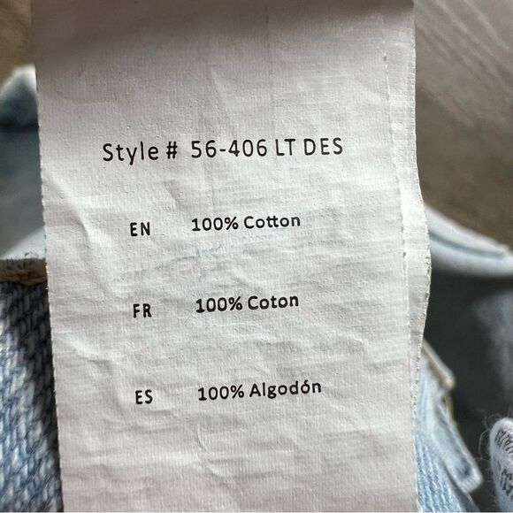 SWS Streetwear Society Mom Light Wash Distressed Ultra High Rise Jeans size 7 - Picture 5 of 8